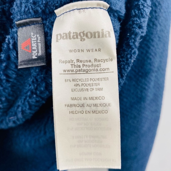 Patagonia Women's Re Tool Snap T Pull Over Sweater Blue Size Large - Picture 4 of 6